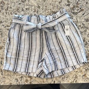 Old Navy High Waist Striped Shorts with Bow